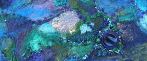 Blue Moon Embellished Banner