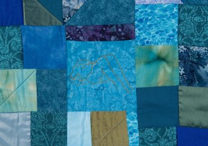 Detail of a lady on Matisse