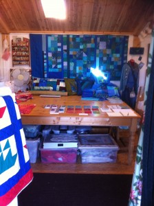 First view inside Quilters Cottage Studio First view inside Quilters Cottage Studio