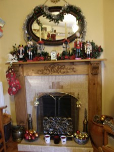 Christmas fireplace Christmas fireplace