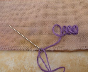 Braid Chain Stitch 1