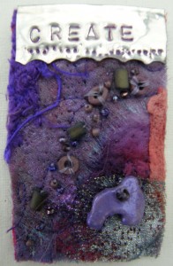 Crete in Purple Embellished Brooch