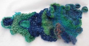 Half a scrumble scarf Half a Scrumble Scarf