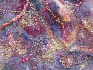 Purple Thread Embellishment