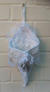 Victorian Lace Favour Front Victorian Inspired Lace Favour