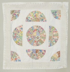 Vintage Lace and Patchwork Tablecloth Vintage Lace and Patchwork Tablecloth