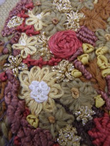 Autumn Flower Stitch detail
