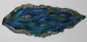 Blue Embellished Base