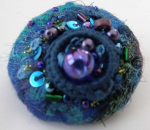 Blue Moon Brooch