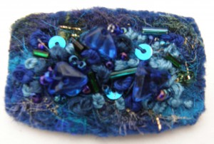 Blue Sparkle Brooch