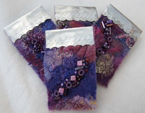Purple Brooches
