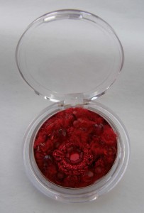 Red Blush Brooch open