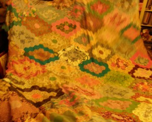 Hexagon Quilt Nearly Finished