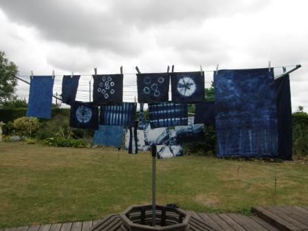 Shibor Indigo Samples