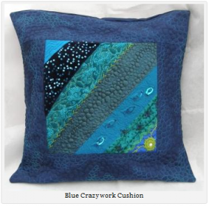 blue cushion