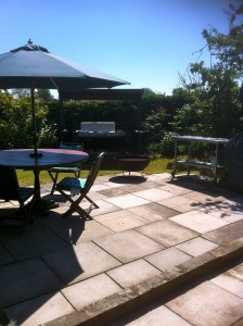Patio area outside my studio