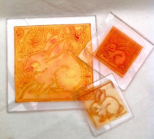 Rabbit Stamps make your own stamps