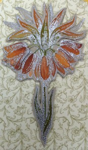 Lily Detail Card making with lily detail