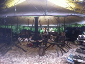 Wood Workshop at Guy Mallinson Crafty Camping 