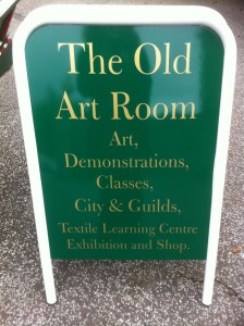 Old Art Room Sign